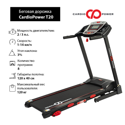 Беговая дорожка CardioPower T20